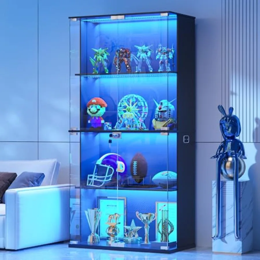 Lighting - Locking Glass Display Cabinet with LED