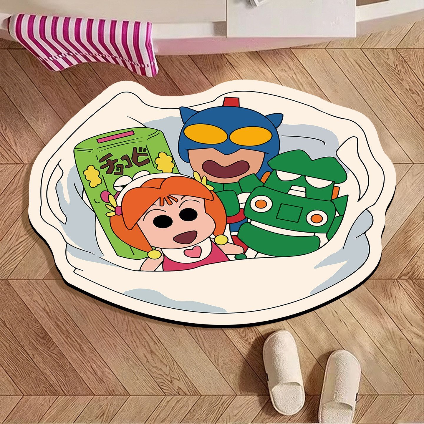 Crayon Shin‑chan Irregular Bat - đánh giá và giá Quick Dry Diatomite Bath Mat