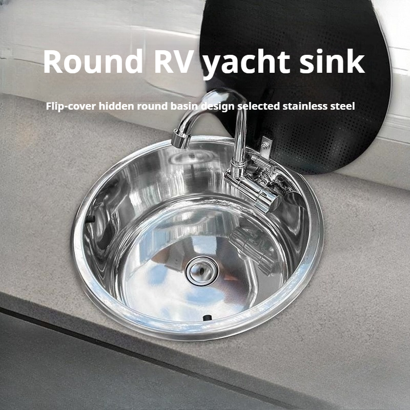 RV Circular Sink with Lid Kitc - đánh giá và giá Kitchen
