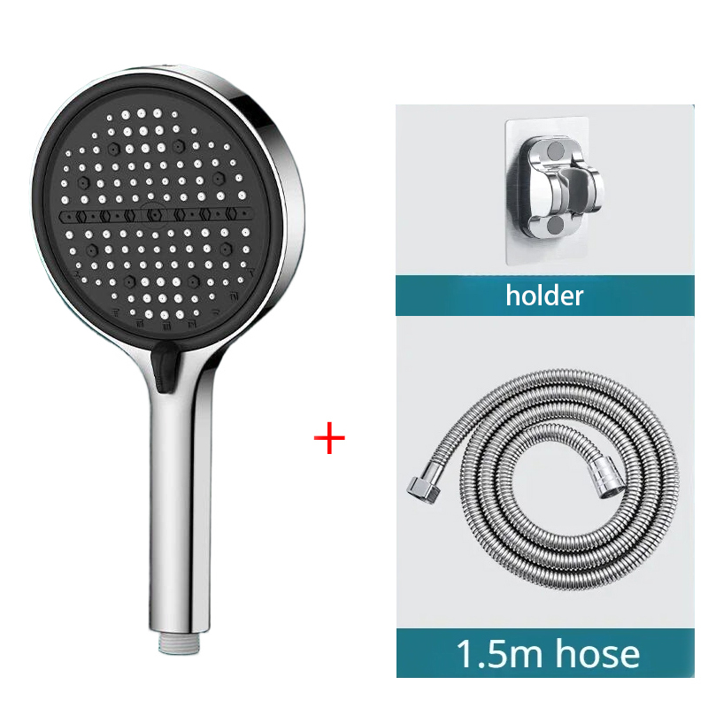 3pcs Bathroom Shower Head Silv - đánh giá và giá High Pressure Shower Head Handheld