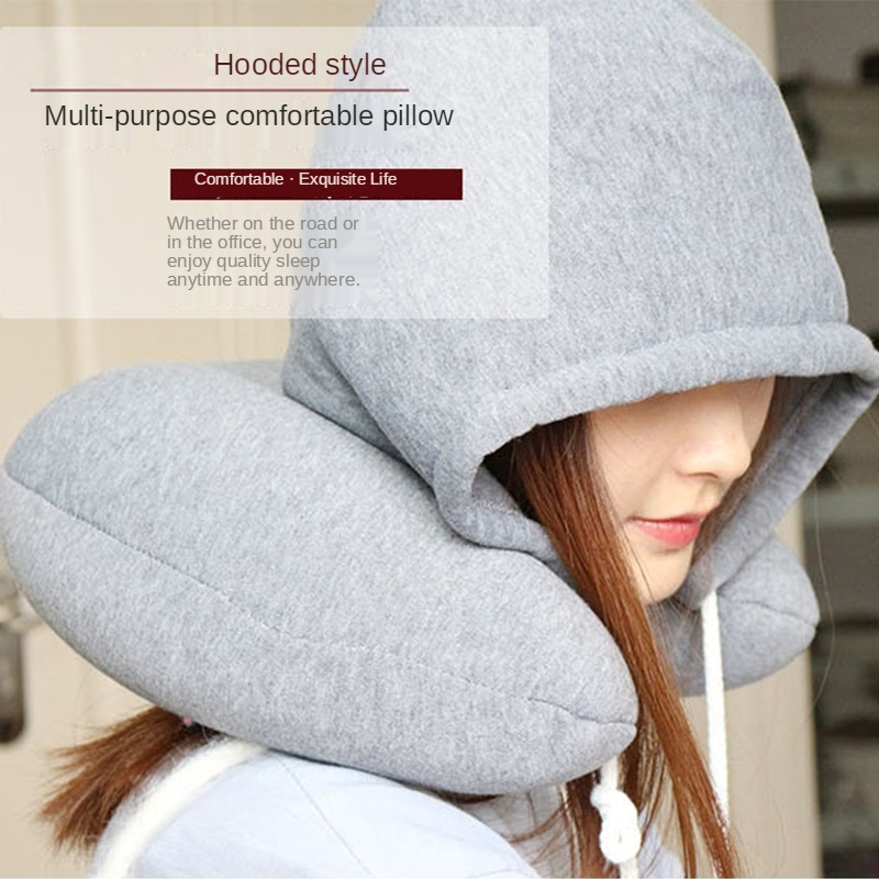U-shaped Hooded Travel Home Pi - đánh giá và giá Anti Snore Contour Pillow