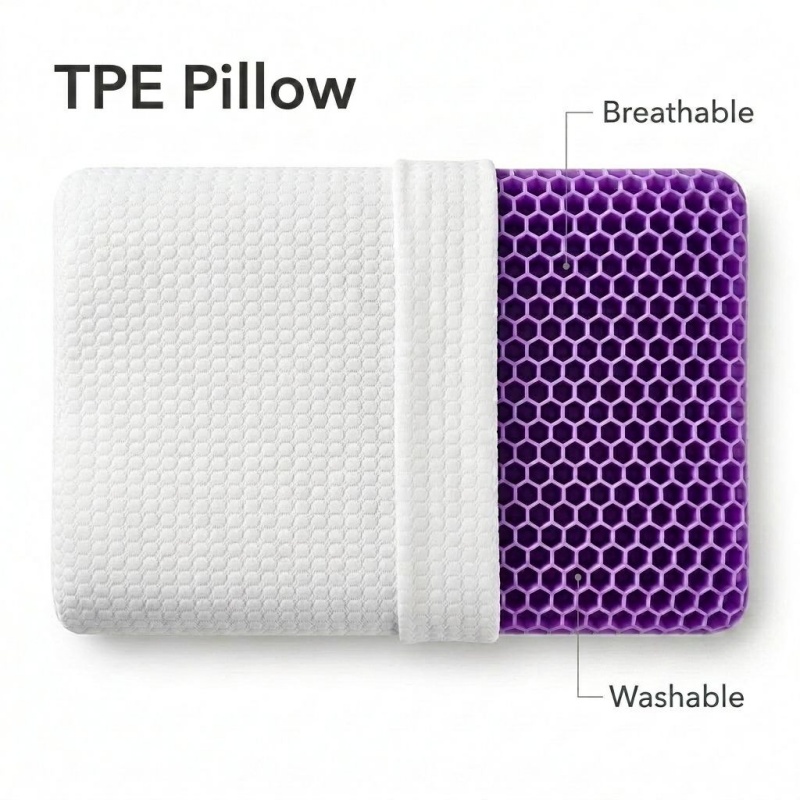 Breathable TPE Pectin Pillow E - đánh giá và giá Anti Snore Contour Pillow