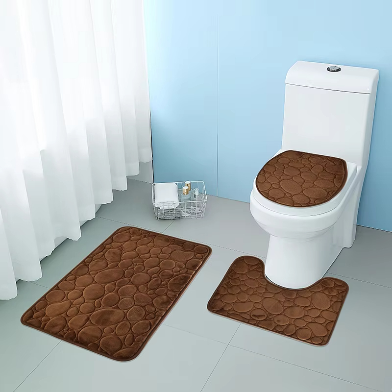 3PCS/Set Bath Mats Nonslip Sof - đánh giá và giá Quick Dry Diatomite Bath Mat