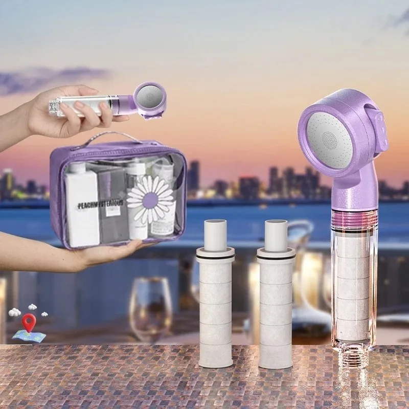 3 Modes High Pressure Travel S - đánh giá và giá High Pressure Shower Head Handheld