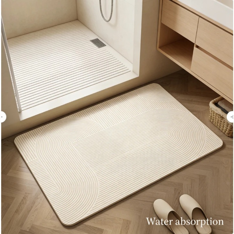 Bathroom Floor Mat Diatomite S - đánh giá và giá Quick Dry Diatomite Bath Mat