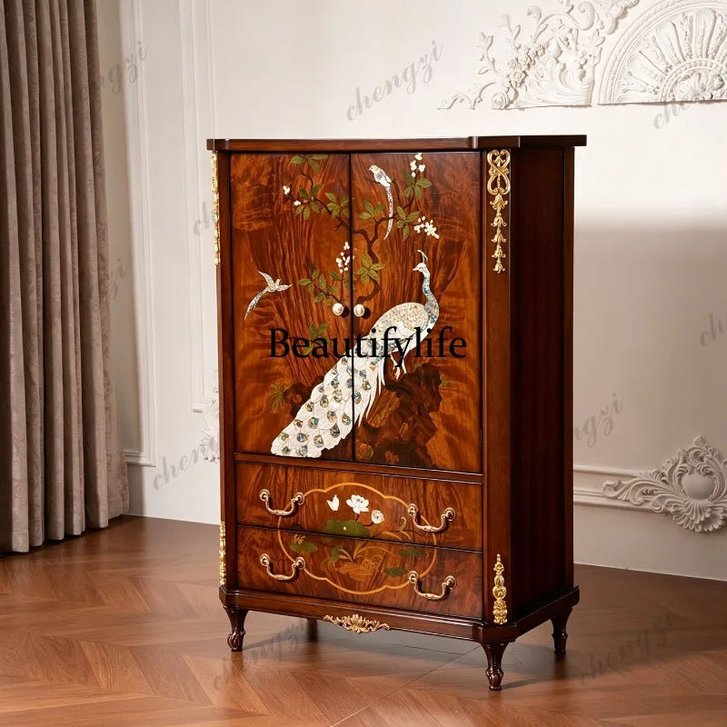 M178 American retro solid wood - đánh giá và giá Storage & Organization
