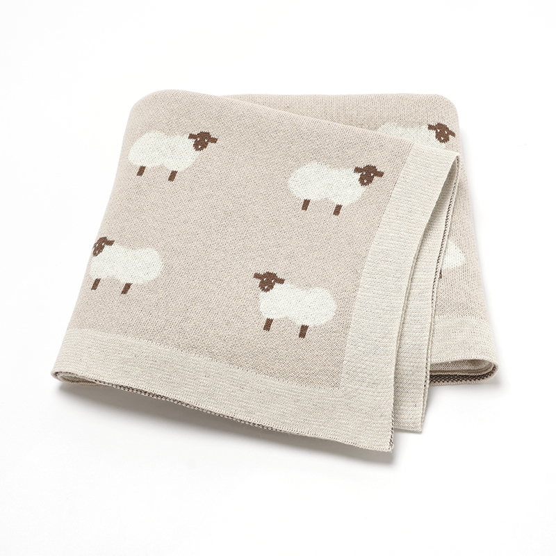 Cute Sheep Print Muslin Newbor - đánh giá và giá Muslin Cotton Bedspread