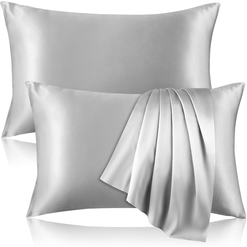 2pcs Satin Silk Pillowcase for - đánh giá và giá Satin Silk Pillowcase Hair Skin