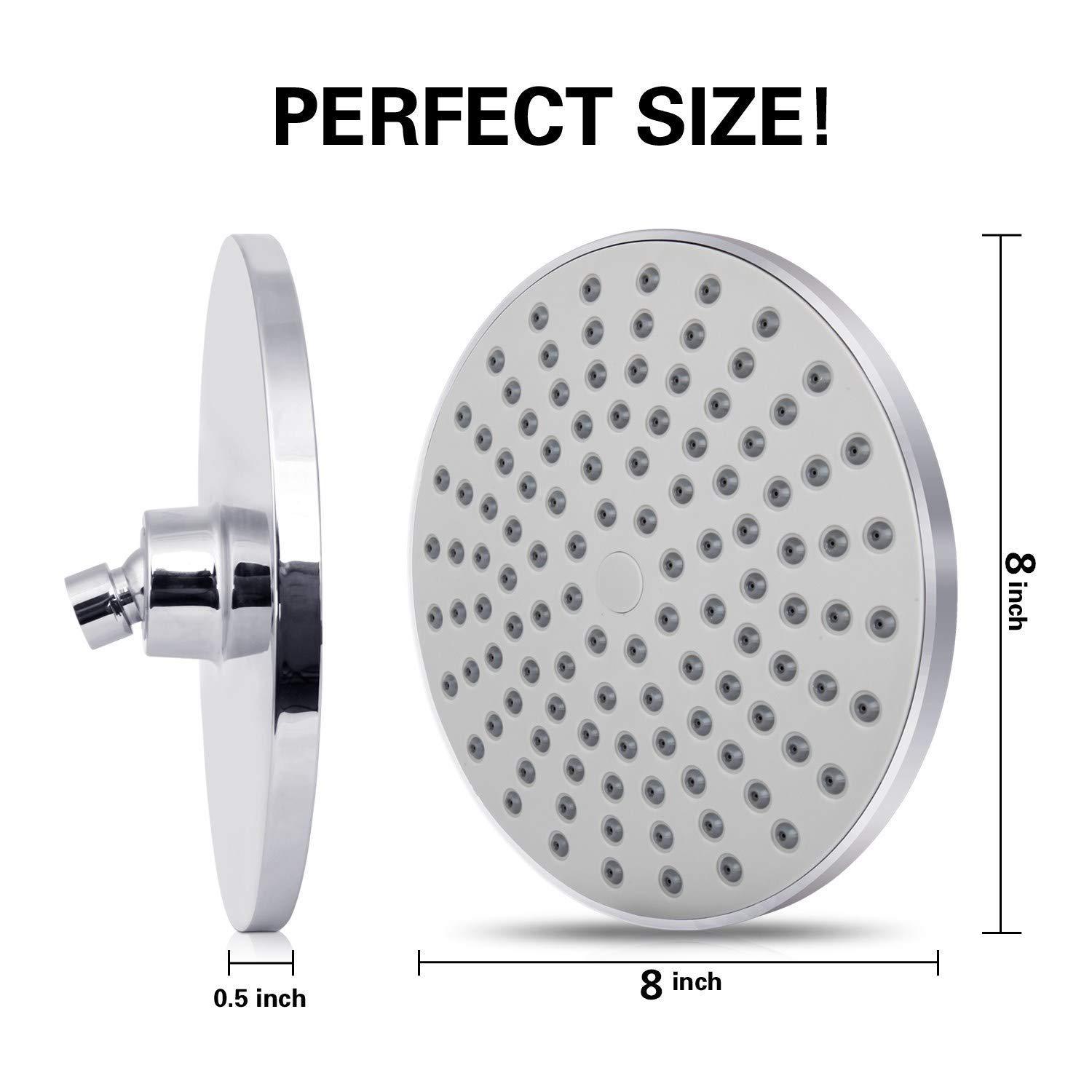 Rainfall Shower Head Big Panel - đánh giá và giá High Pressure Shower Head Handheld