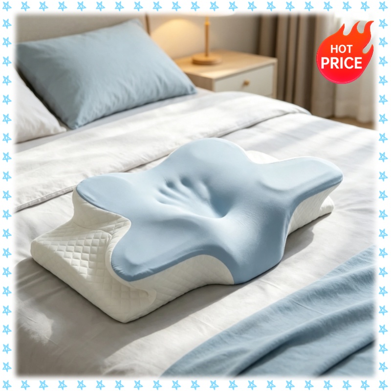 Breathable Cooling Memory Foam - đánh giá và giá Memory Foam Orthopedic Pillow Neck Pain